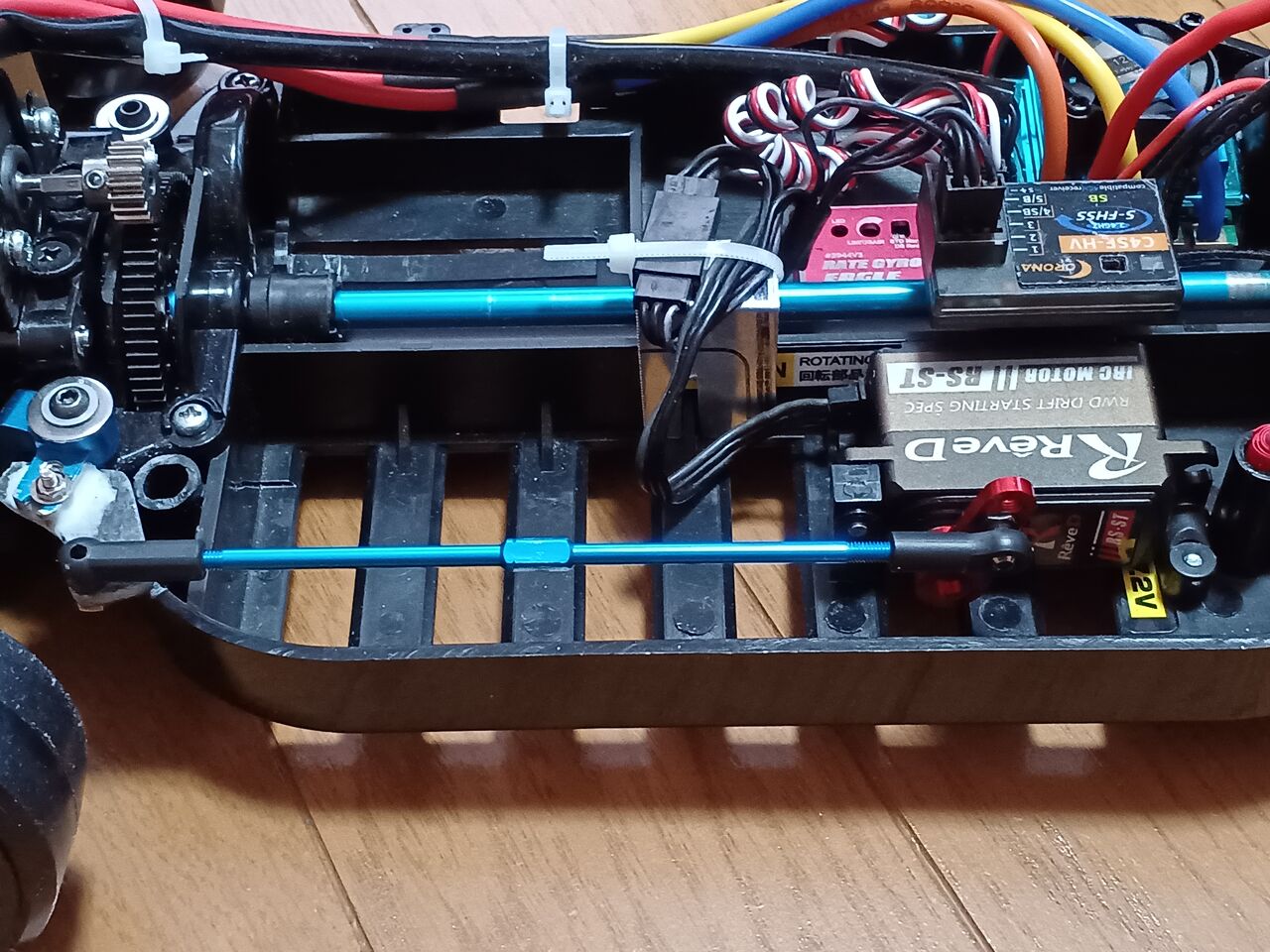 2025/2/16の作業：タミヤ TT-01 FR-Dの製作③ : お父さんの作業部屋