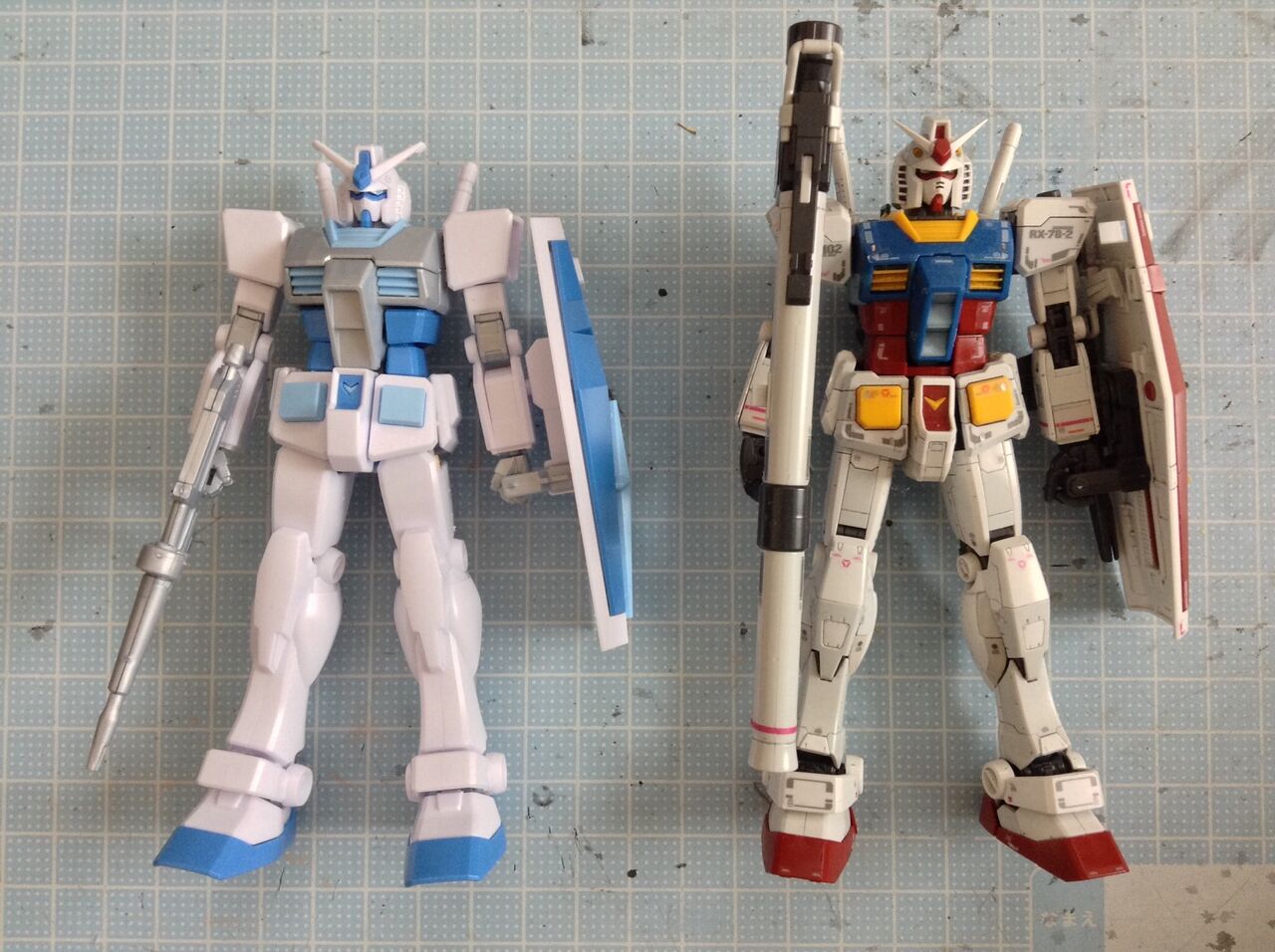 2022/4/28の作業：ガンプラ EG ガンダムの製作① - 仮組み