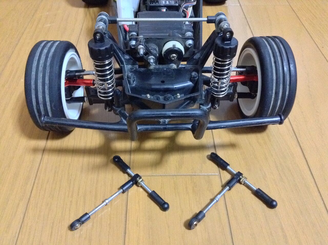 ラジコンシャーシ ダブルウィッシュボーン式 RD2.0ラジコンカー ブラックシャーシ ダブルウィッシュボーン