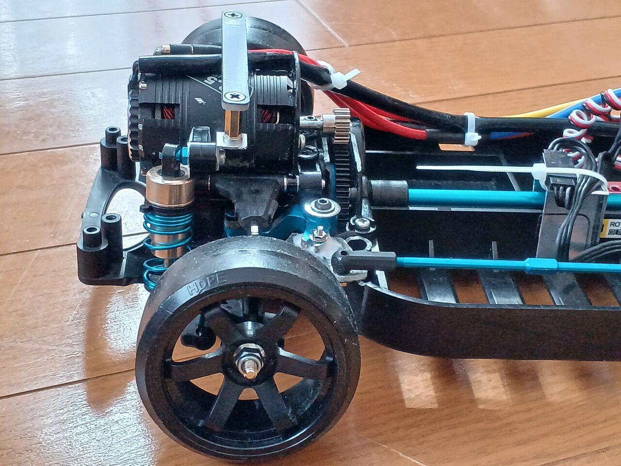 タミヤTT-01E改D 2025/2/16の作業：タミヤ TT-01 FR-Dの製作③ : お父さんの作業部屋