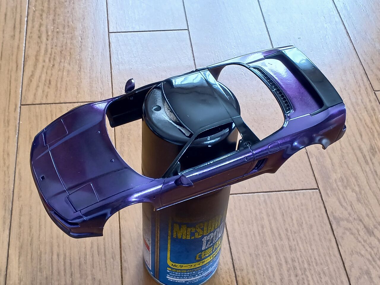 2025/1/2の作業:京商 Mini-Z RWD NSX(NA1)ボディの改修② 2025/1/2の作業:京商 Mini-Z RWD NSX(NA1)ボディの改修②