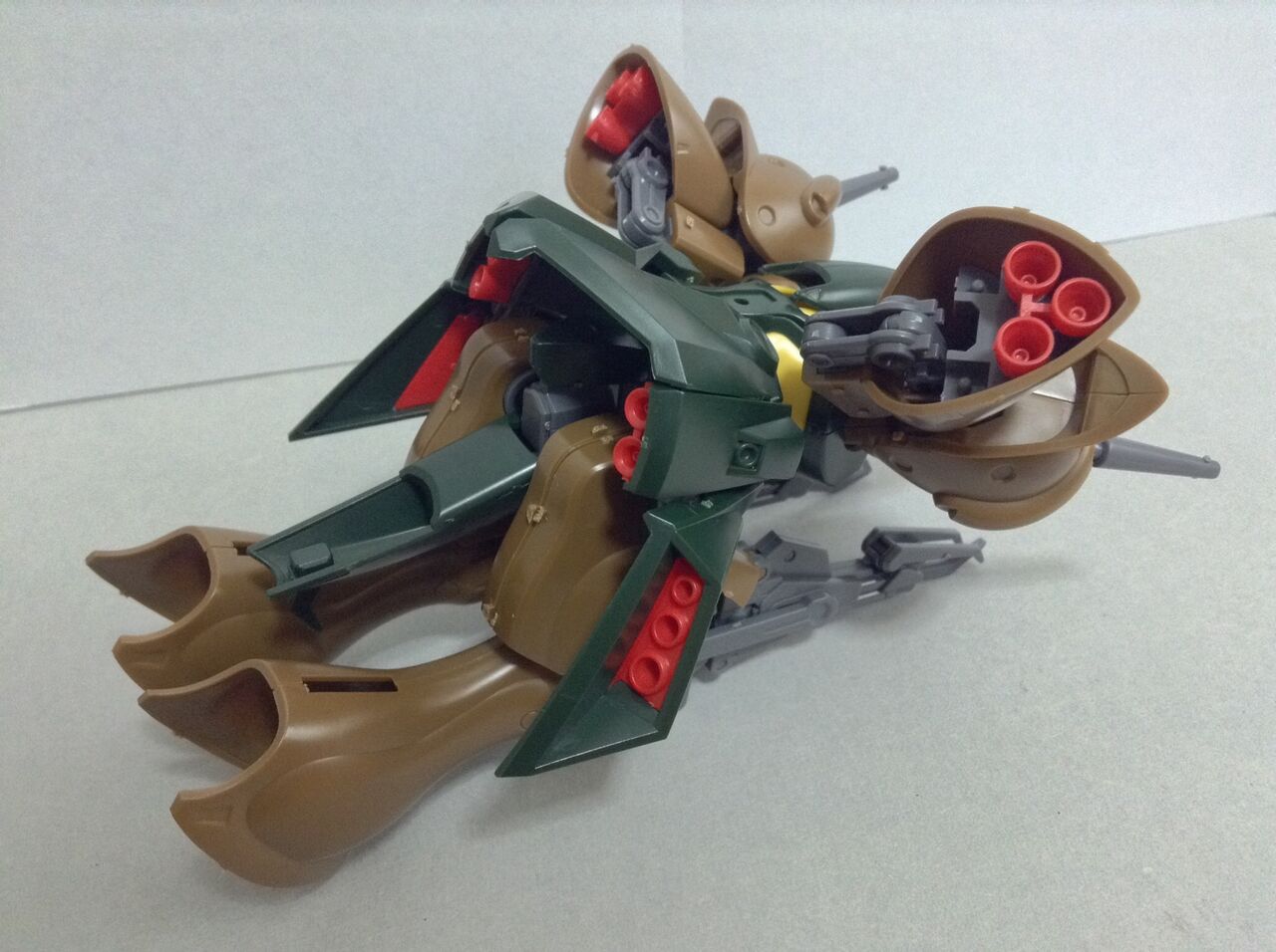 19 12 7の作業 ガンプラ Hguc ガブスレイの製作 仮組み お父さんの作業部屋