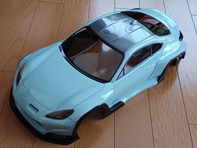 2024/9/8の作業：ヨコモ RD2.0のGR86ボディの塗装 : お父さんの