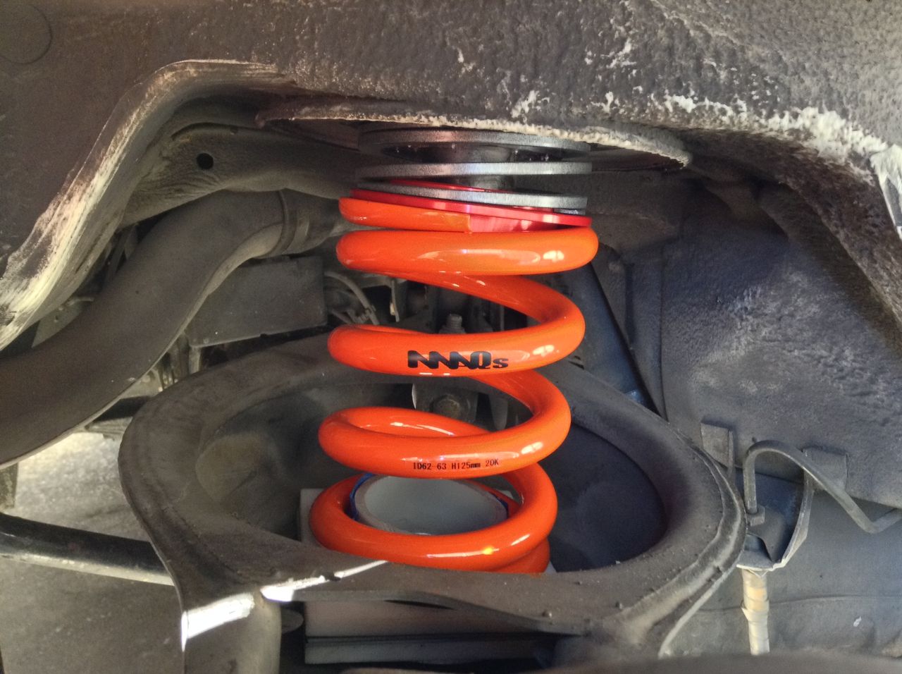 MAQS サスペンションスプリング id62-63-150mm 28K MAQs ID62 ID63 H150mm 4K〜28K MAQS 2本セット 送料無料 直巻 直巻き