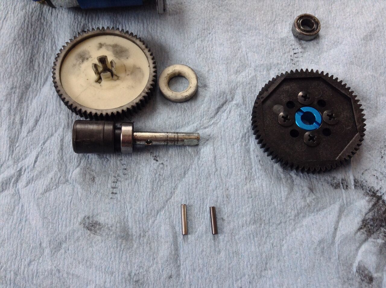 タミヤ WT-01マッドブラスター2 FF駆動 ハイスピードギア&ピニオン装着