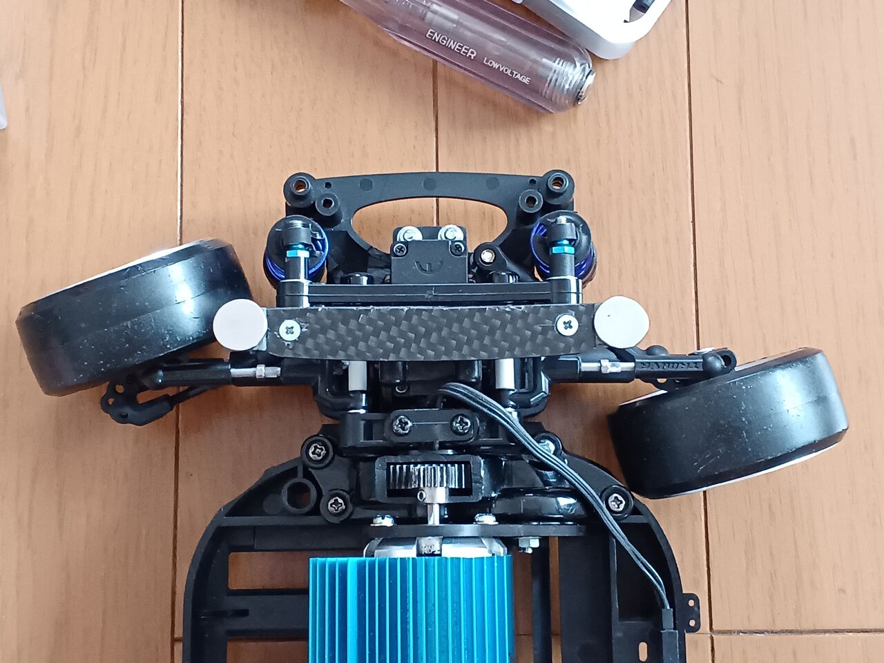 2024/7/27の作業：タミヤ TT-01のフロントモーター化④