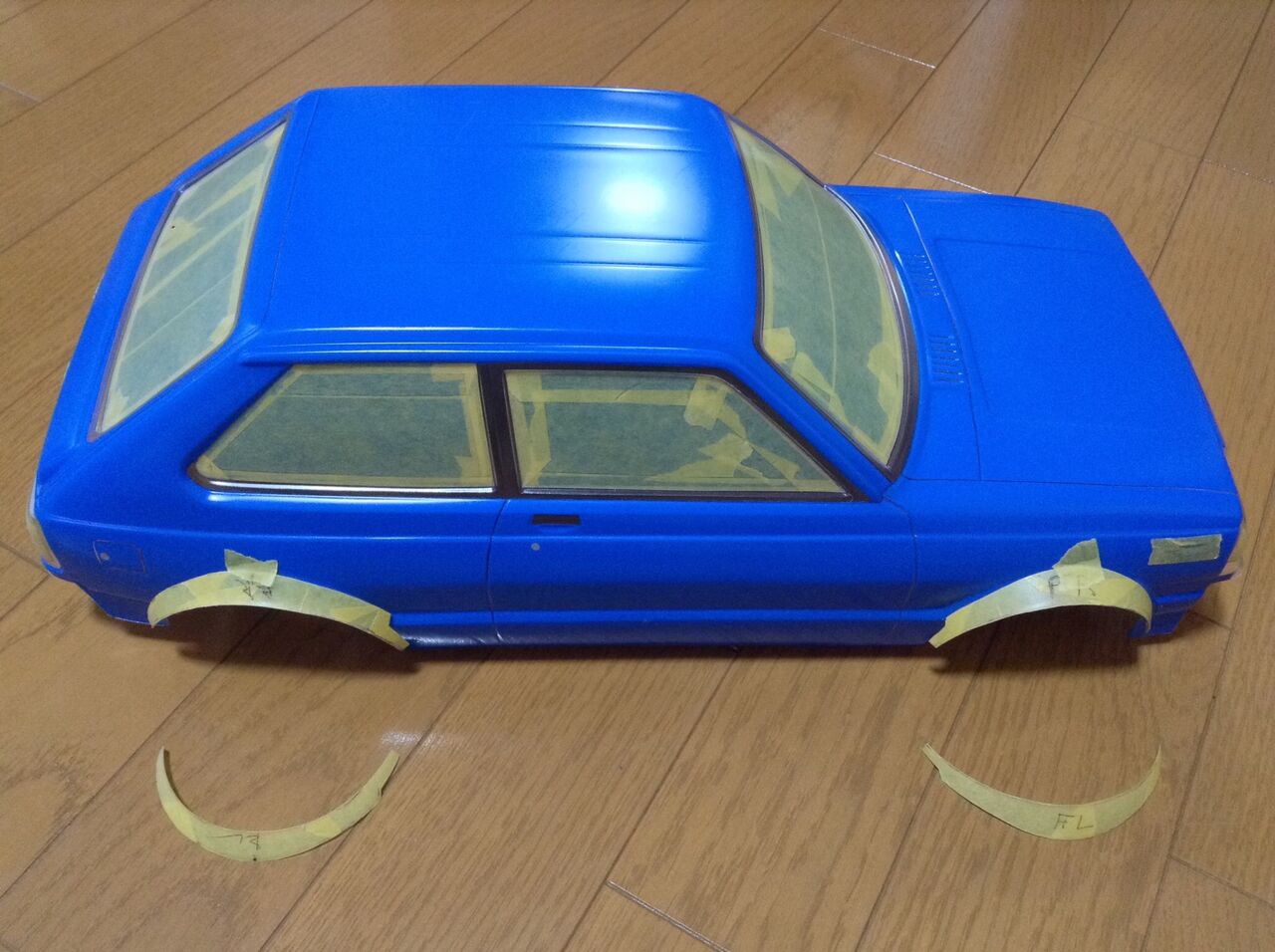 タミヤ1/14　自作バスボディー Amazon | タミヤ RCスペアパーツ No.1654 1/14RC メルセデス