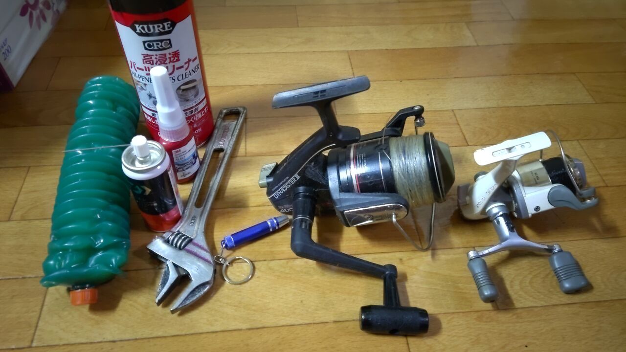 スピニングリールのメンテナンス ズーペーの多趣味ブログ