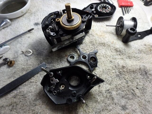 シマノ／バンタムブラックマグナムBKM-10Mgオーバーホール