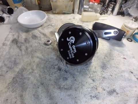 オーシャンフリークス／OFFL・CAPCHA50HGオーバーホール！ : リール