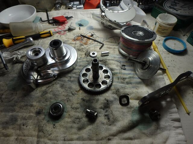 オーシャンフリークス／キャプチャ50HG修理！ : リール屋ピカレスク！