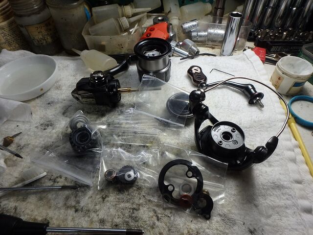 １９ヴァンキッシュ組み立て作業 リール屋ピカレスク