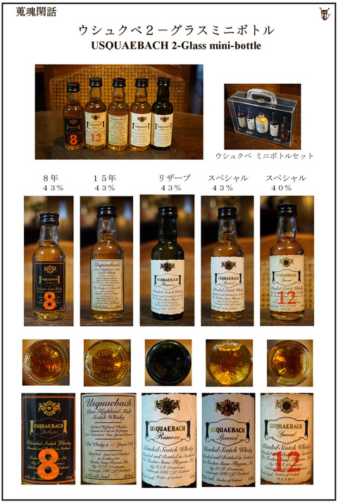 蒐魂閑話ウシュクベ2－グラスミニボトル図