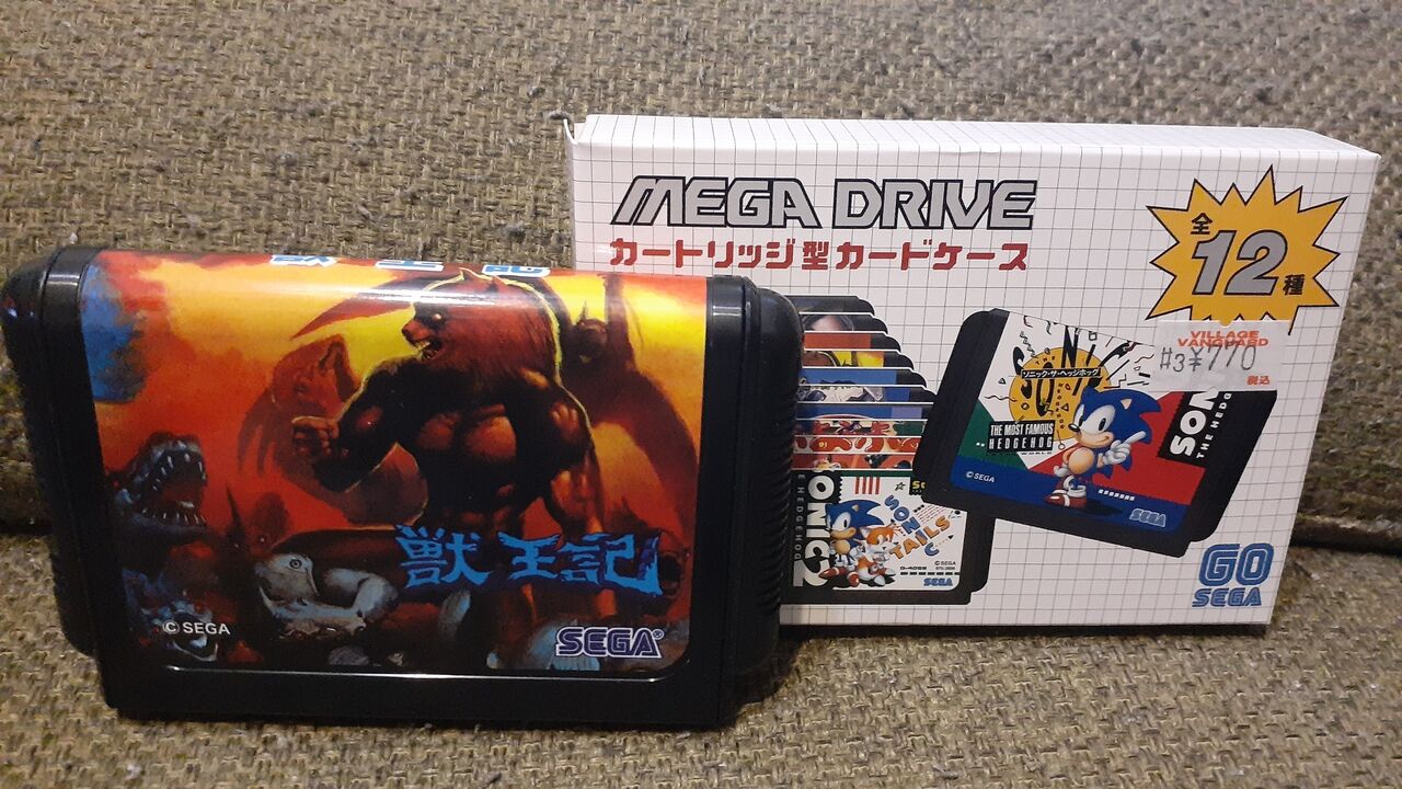 SEGA セガ×ヴィレッジヴァンガード☆メガドライブカートリッジ型