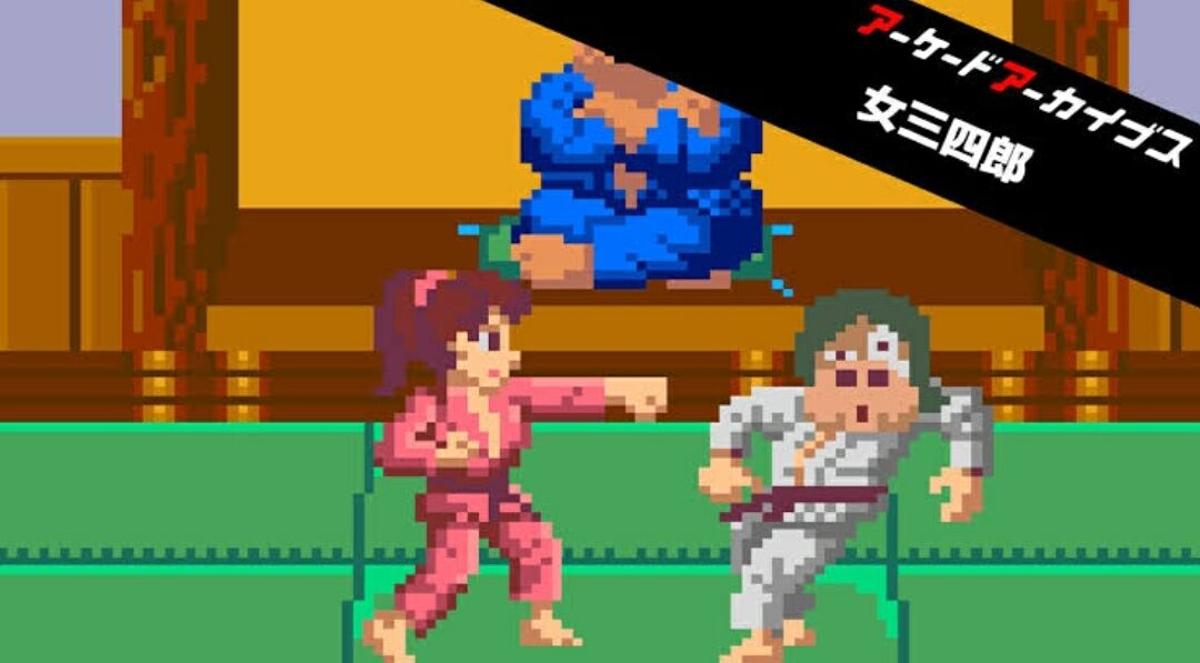 女 三四郎 1985年アーケードゲーム パンフレット チラシ 女 三四郎 1985年アーケードゲーム パンフレット チラシ