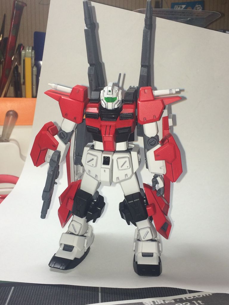 Hgbf 1 144 パワードジムカーディガン その3 おじさんガンプラhg Hgbf 1 144 パワードジムカーディガン その3 おじさんガンプラhg