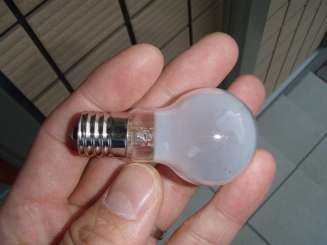 玄関灯の電球玉切れ ハイムさんがbjを連れてやってきた