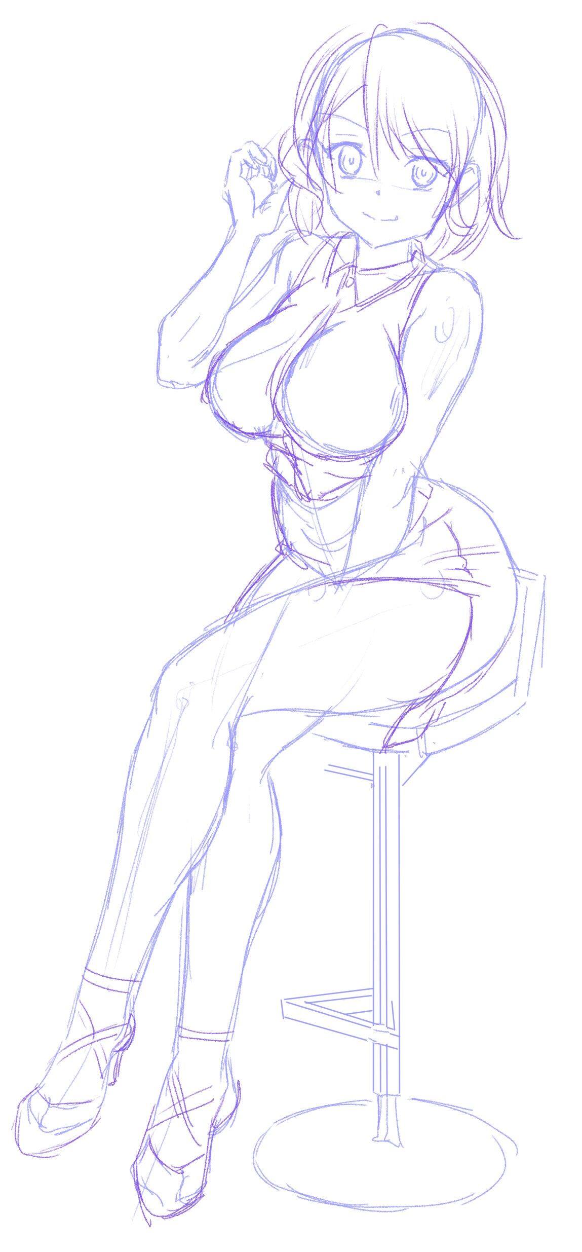 イラスト練習 21 4 10 写真イラストをイラスト風にするための分析 ウサコッツ パパのお絵描き修行