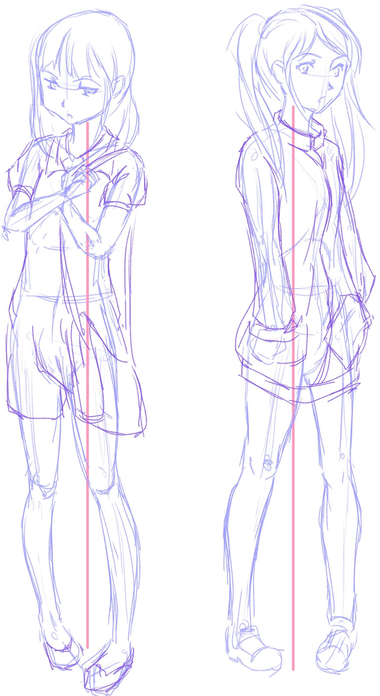 イラスト練習 21 8 27 模写 アニメーターが教えるキャラ描画の基本法則 ウサコッツ パパのお絵描き修行