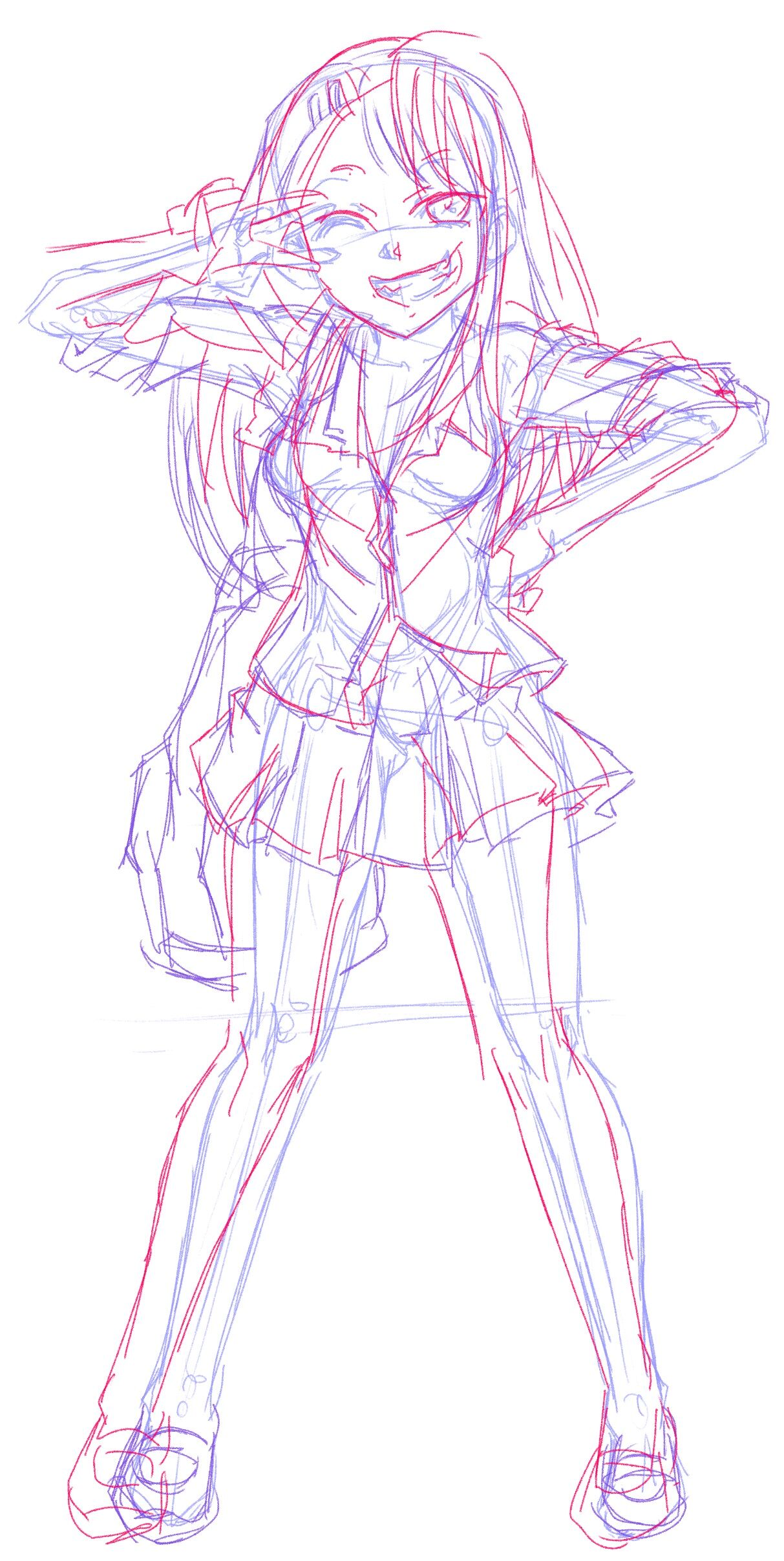 イラスト練習 21 9 12 3 模写 イジらないで 長瀞さん より ウサコッツ パパのお絵描き修行 イラスト練習 21 9 12 3 模写 イジらないで 長瀞さん より ウサコッツ パパのお絵描き修行