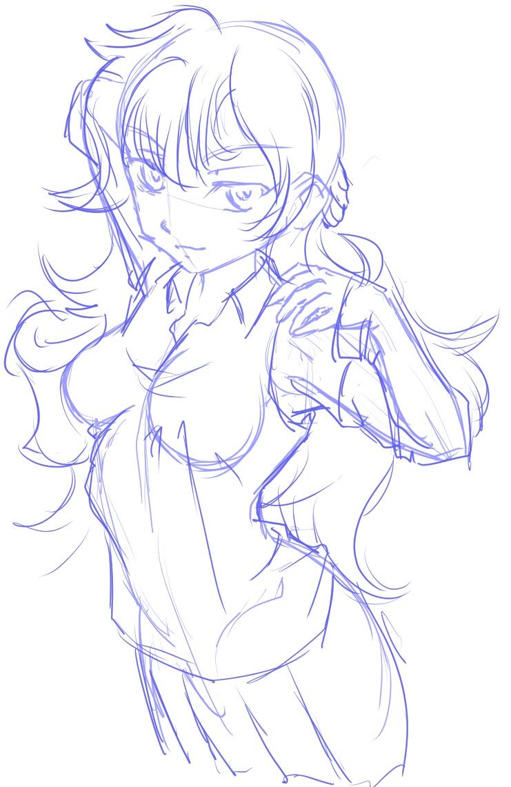 イラスト練習 21 9 8 模写 萌えキャラマンガデッサン よくわかるマンガの描き方１ より ウサコッツ パパのお絵描き修行