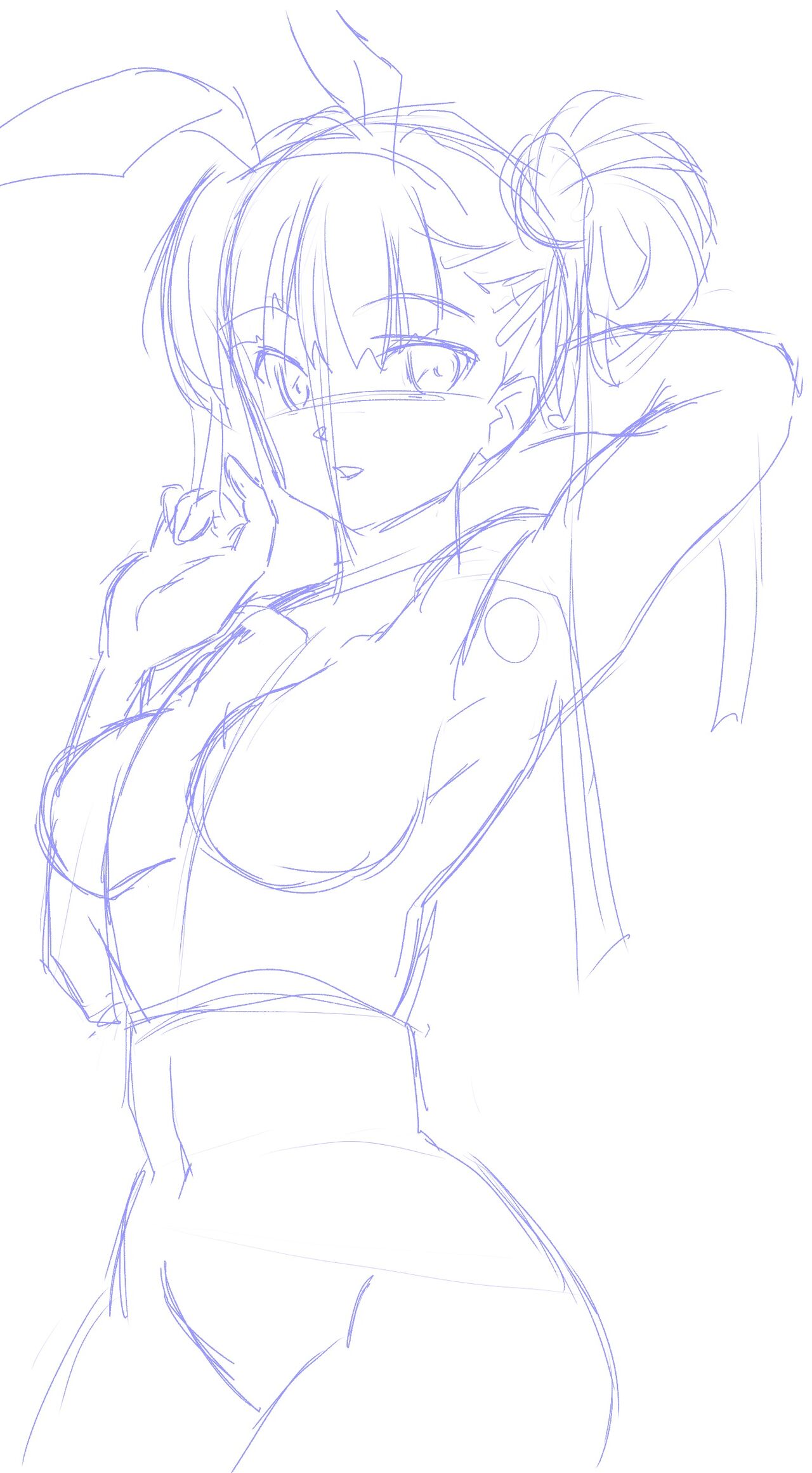 イラスト練習 21 7 14 模写 Des Fraises デ フレーズ なつめえりart Worksより ウサコッツ パパのお絵描き修行