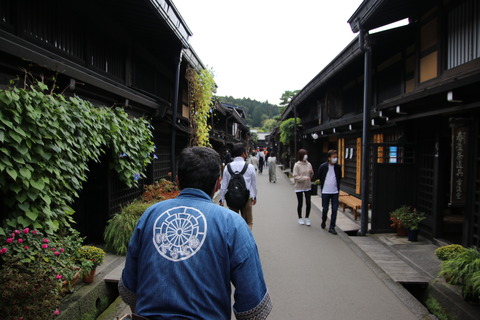 飛騨高山で人力車に乗ってみました