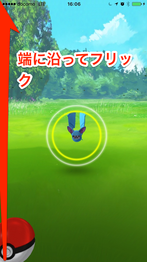 【ポケモンGO】ボールの当て方