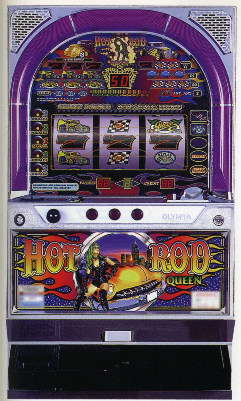 ☆激レア希少台☆パチスロホットロッドクイーン☆スロット実機