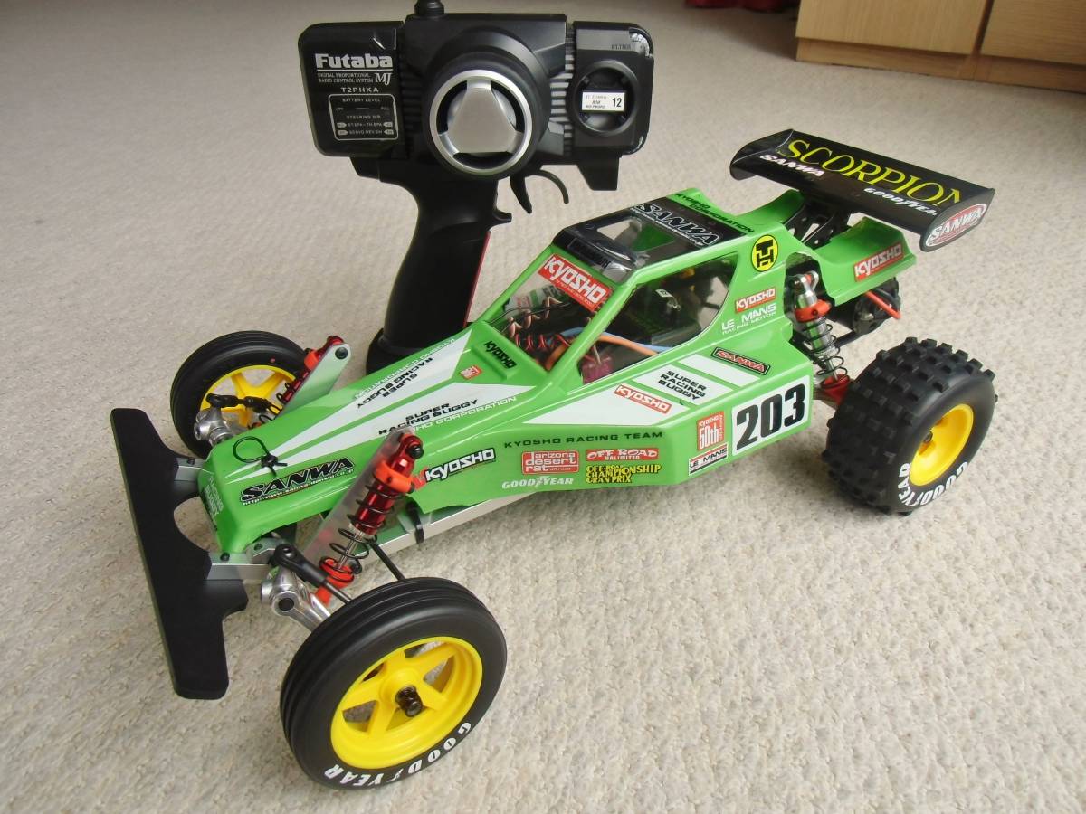 京商 ビートル トマホークボディセット付 生産終了】京商ビートル(2014) トマホーク スペアボディ FWD基板