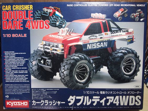 I*y様 カークラッシャー ダブルディア4WS 京商 ラジコン メカ積み 未走行 京商 ラジコン カークラッシャー ダブルディア4WDS 未組み立て品 カー