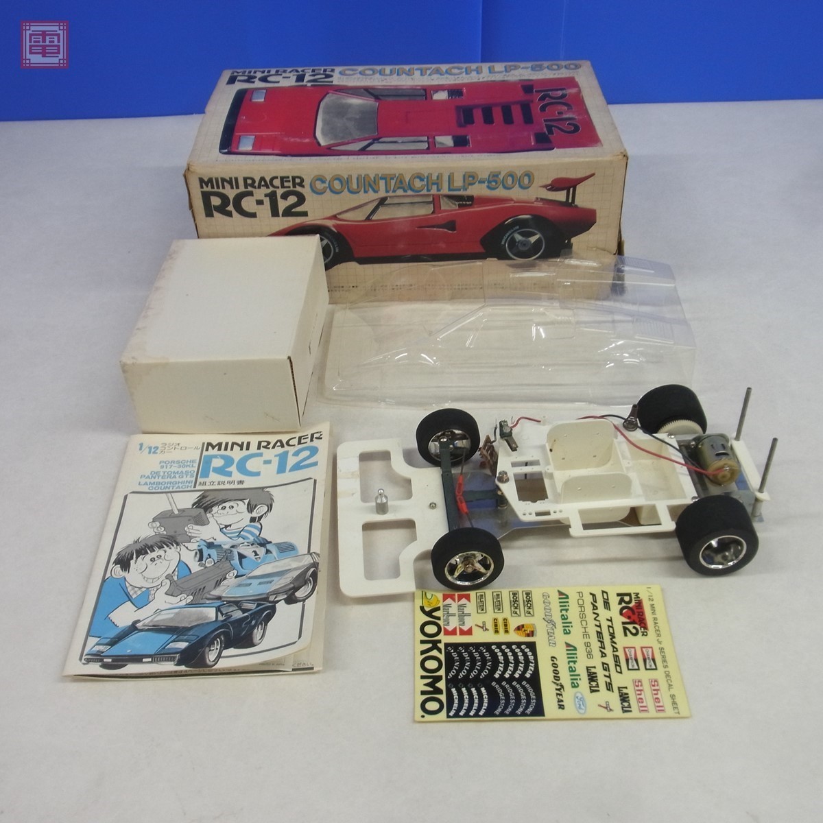 自動車 YOKOMO MINI RACER RC-12 COUNTACH LP-500 YOKOMO MINI RACER RC-12 COUNTACH LP-500 自動車 YOKOMO MINI RACER