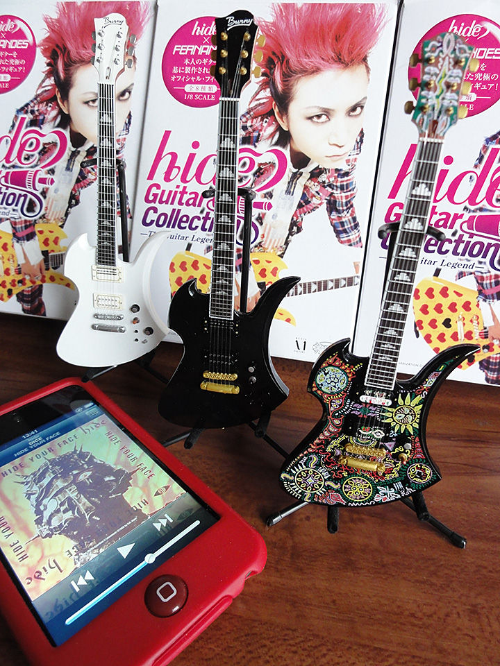 サイズは1/8でも、こだわりは1//8ではなかった! hideギター