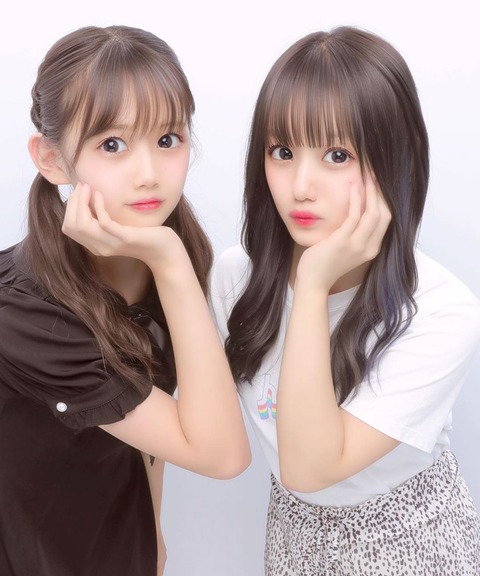 横山玲奈と岡村ほまれのプリクラ ハロプロメモ