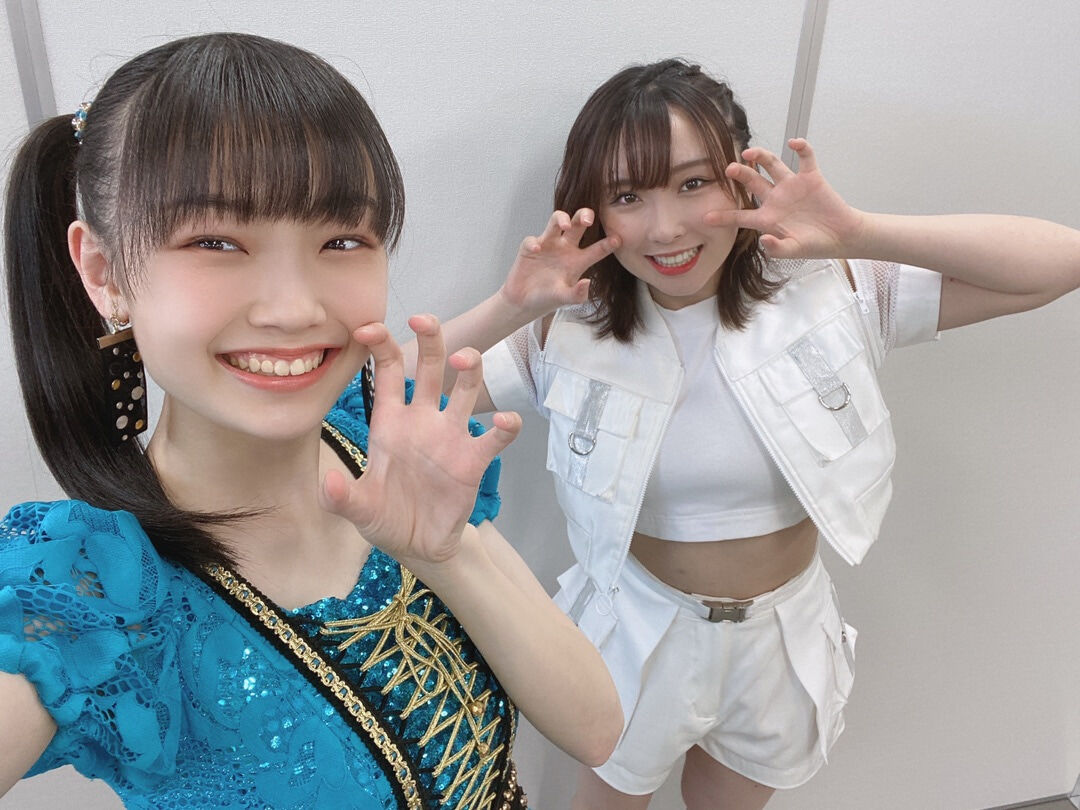 山﨑愛生 愛生のパンダさんポーズ 高瀬さんのガオーポーズ ハロプロメモ