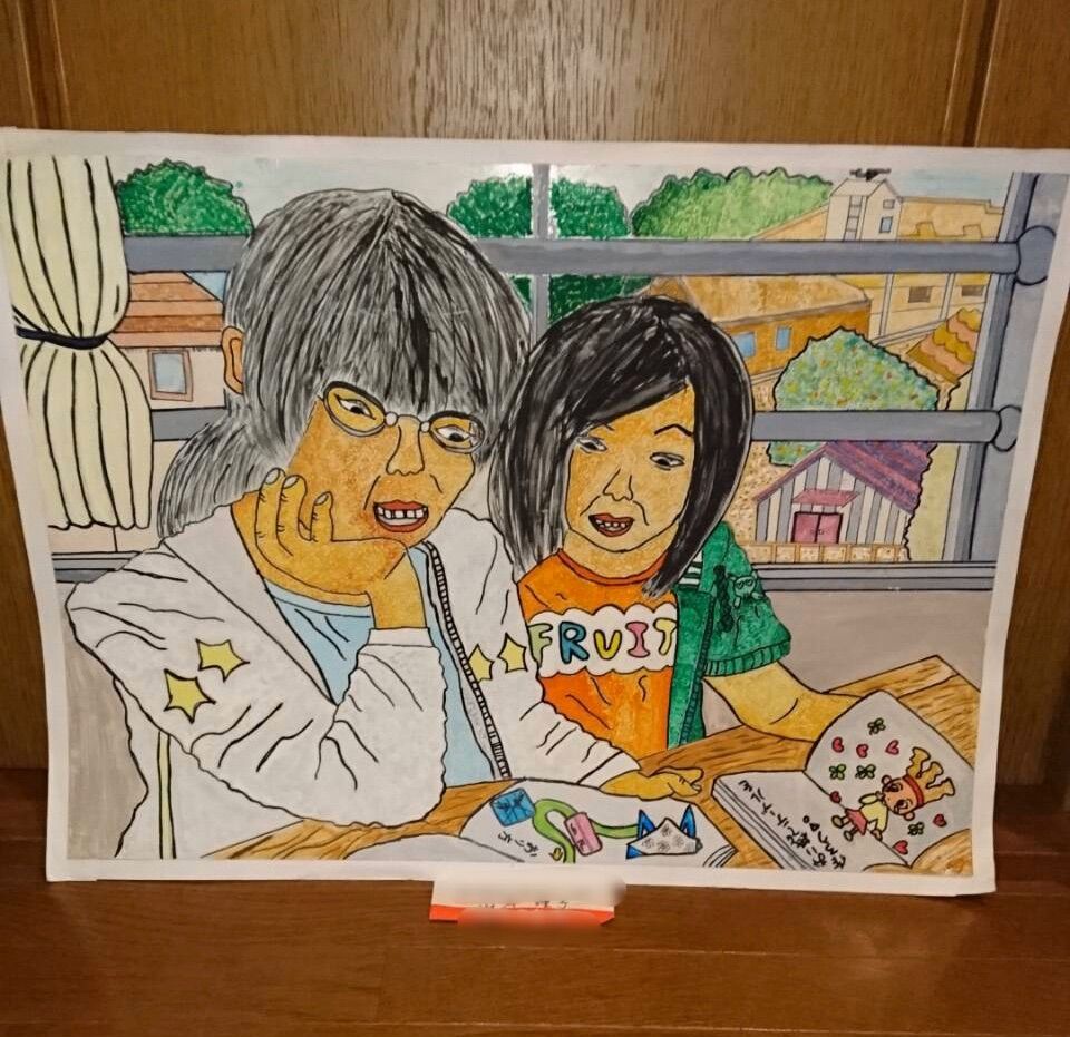 山岸理子が小学生の時に描いた絵 ハロプロメモ