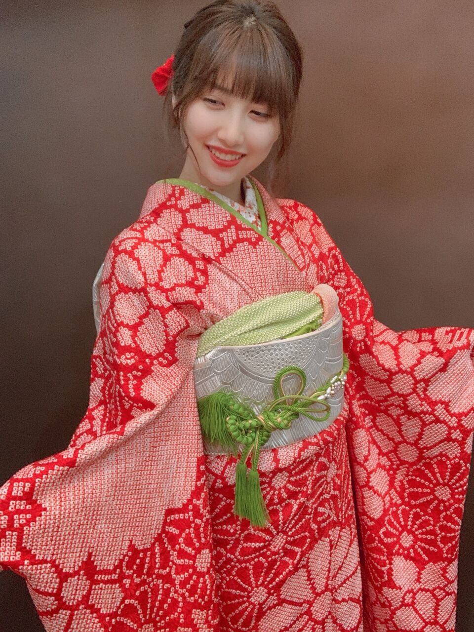 佐藤優樹 これはね母が二十歳の時に着てた振袖なんですけど ハロプロメモ