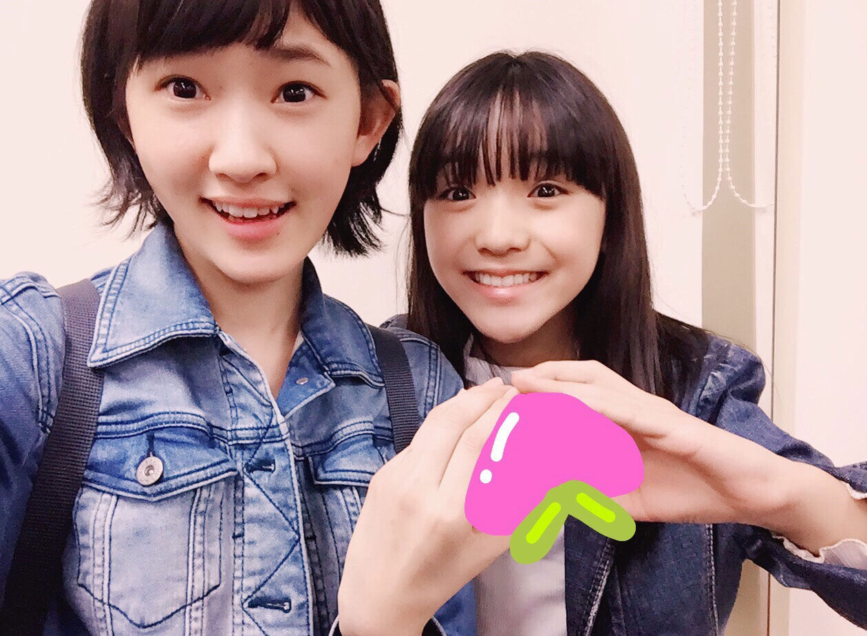 ハロプロ研修生まとめブログ川村文乃「清野桃々姫さんと、久しぶりの桃ポーズ」コメント