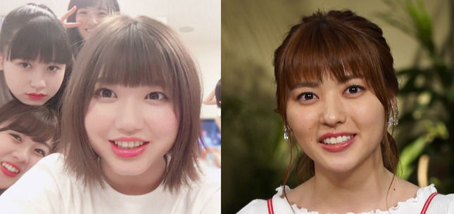 矢島舞美と竹内朱莉のツーショット来たけどよく見るとやっぱり似てる ハロプロニュース