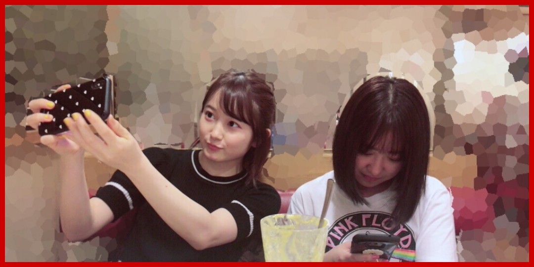 青の帰り道をはるなんと!石田亜佑美