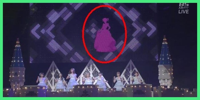 デレシンのシルエットの意味、、、ももちはこれからもアイドルを続けるというメッセージだったらしい