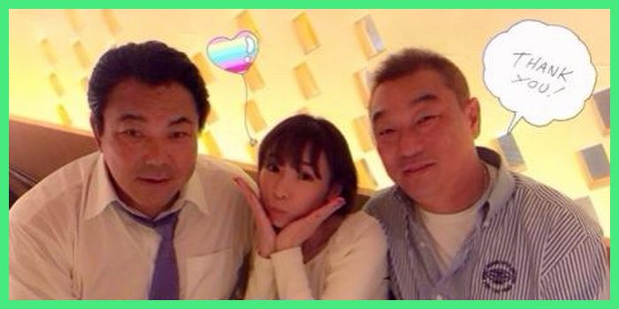 加護亜依さん 中野浩一さん九重親方とスリーショット!!