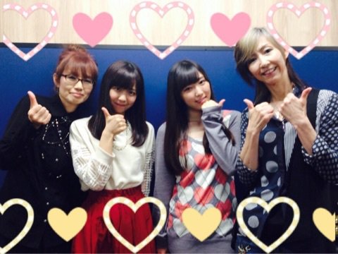 フクちゃん「なんと!! 女性バンドSHOW-YAの中村さん角田さんと Juice=Juice 宮崎由加ちゃんとお仕事してきました♪」