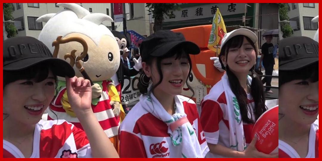 [動画あり]仙石みなみ・Bitter＆SweetがPR活動 in熊谷うちわ祭[SATOYAMAチャンネル]