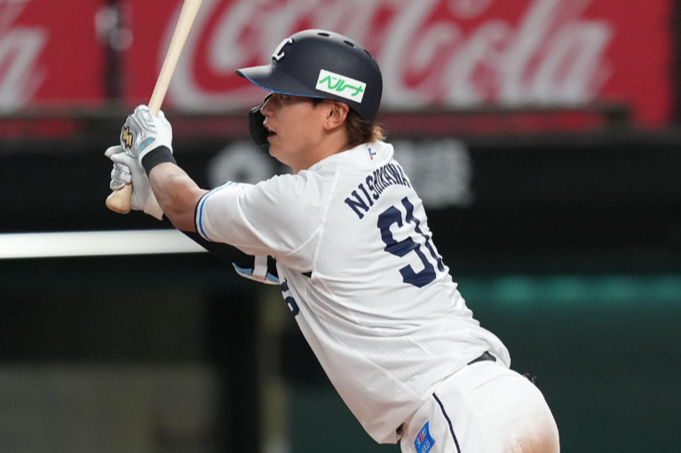 実用品・プロ野球硬式バット【埼玉西武ライオンズ西川愛也選手