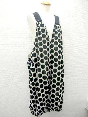 水玉バルーンサロペット
