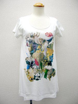 動物王国フレンチTシャツ
