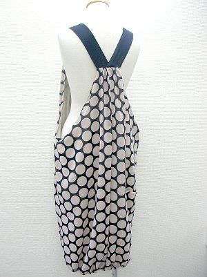 水玉バルーンサロペット