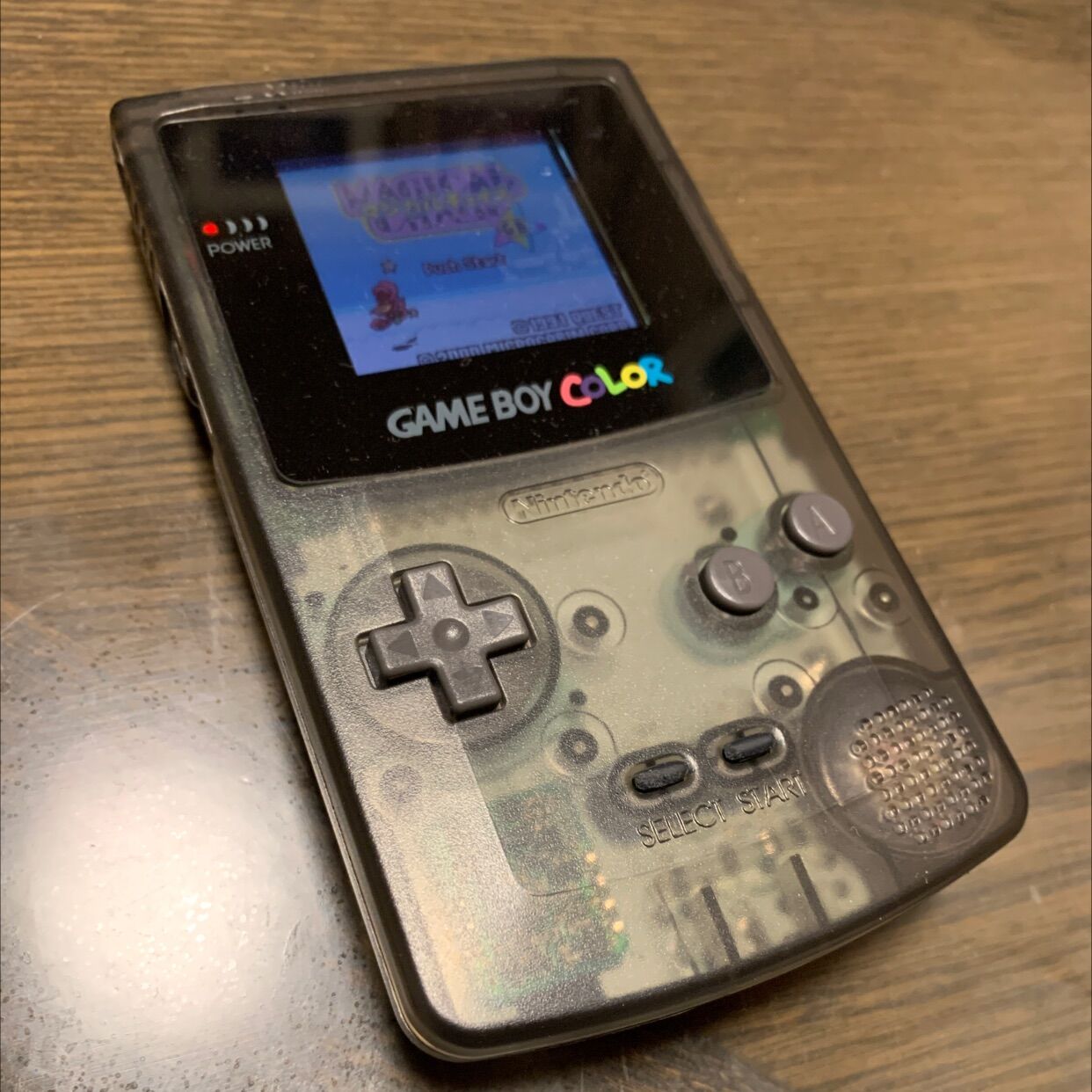 22人気新作 当時物 ゲームボーイcolor スケルトン オマケ付き 携帯用ゲーム本体