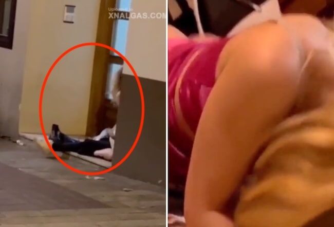 ◆【盗撮】路上セ○クスしてたロシアのカップル、至近距離・無修正で晒される…（動画あり） 変態の宴Ⅱ